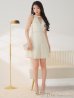 画像12: Lサイズあり【DEA.by ROBE de FLEURS/ディアバイローブドフルール】スプリングツイード/ ホルターネック/ ノースリーブ/ プリーツ/ フレア/ ミニドレス/ キャバドレス[OF2]