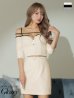 画像17: XSサイズあり【ROBE de FLEURS Glossy/ローブ・ド・フルール グロッシー】フロントジップ/ 袖付き/ オフショル/ タイト/ セットアップ/ ワッフル/ ミニドレス/ キャバドレス[OF2]