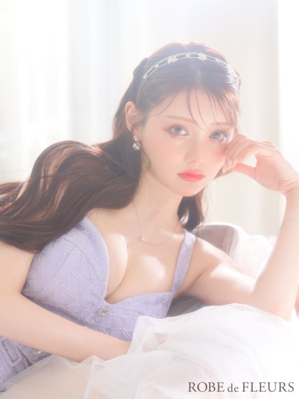 画像19: XSサイズあり【ROBE de FLEURS/ローブドフルール】センタービジューボタン/ ノースリーブ/ セットアップ/ フレア/ ミニドレス/ キャバドレス[OF08]