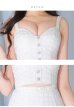 画像13: XSサイズあり【ROBE de FLEURS/ローブドフルール】センタービジューボタン/ ノースリーブ/ セットアップ/ フレア/ ミニドレス/ キャバドレス[OF2]