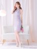 画像15: Lサイズあり【DEA. by ROBE de FLEURS/ディアバイローブドフルール】バストカット/ シンプル/ ツイード/ ベルト/ タイト/ 膝丈/ ミディアムドレス/ キャバドレス[OF2]