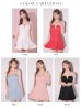 画像18: XSサイズあり【ROBE de FLEURS/ローブドフルール】バストカット/ ビジュー/ スパンコール/ サテン/ キャミソール/ フレア/ ミニドレス/ キャバドレス[OF2]