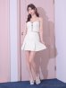 画像21: XSサイズあり【ROBE de FLEURS/ローブドフルール】フロントビジュー/ チェックツイード/ キャミソール/ セットアップ/ フレア/ ミニドレス/ キャバドレス[OF2]