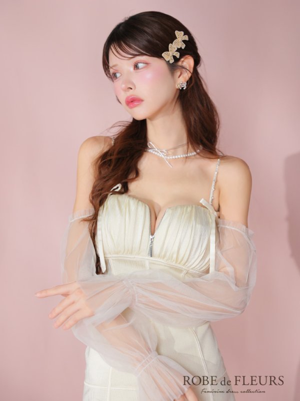 アイボリー モデル:まりん 身長:164cm 着用サイズ:Sサイズ