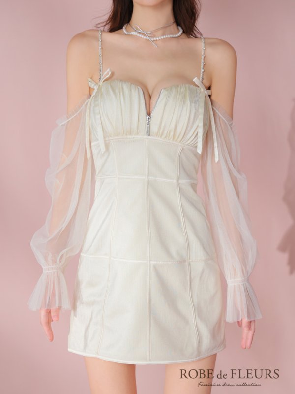 アイボリー モデル:まりん 身長:164cm 着用サイズ:Sサイズ