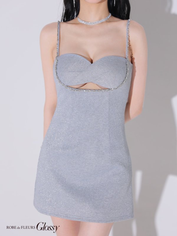 グレー モデル:まおちゃる 身長:160cm 着用サイズ:Sサイズ