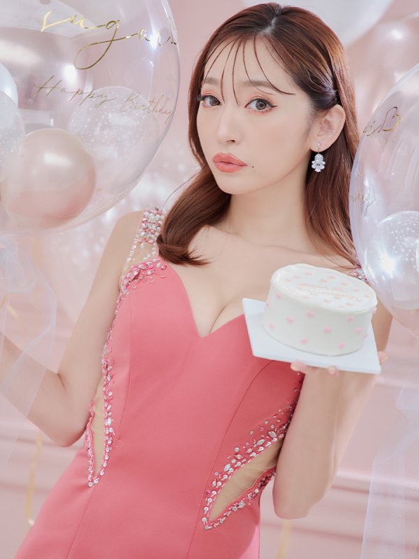 画像7: XSサイズあり【IRMA/イルマ】ワンカラー/ ビジュー/ ノースリーブ/ シアー/ タイト/ ミニドレス/ キャバドレス【HC02】