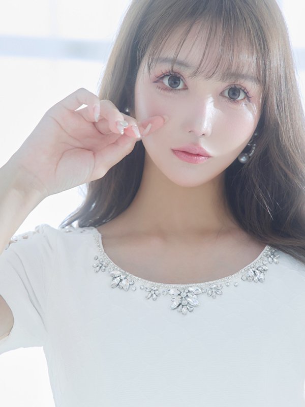 画像8: XS-Lサイズあり【IRMA/イルマ】シンプル/ ワンカラー/ 半袖/ 袖あり/ ビジュー/ タイト/ ミニドレス/ キャバドレス【HC02】