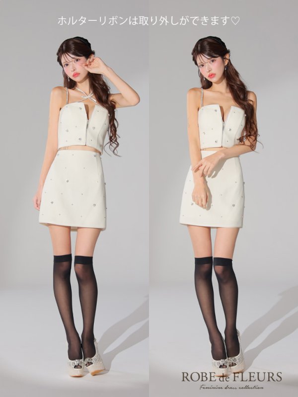 アイボリー モデル:まりん 身長:164cm 着用サイズ:Sサイズ