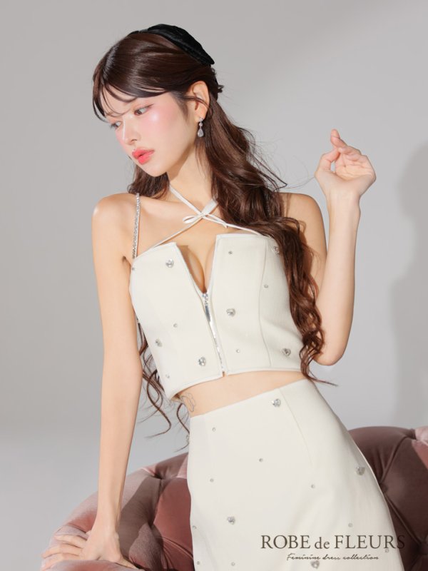 アイボリー モデル:まりん 身長:164cm 着用サイズ:Sサイズ