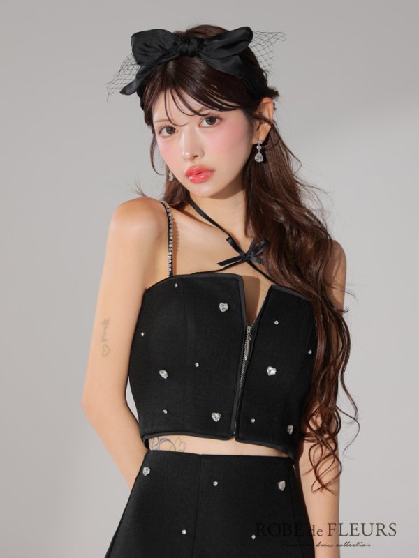 ブラック モデル:まりん 身長:164cm 着用サイズ:Sサイズ