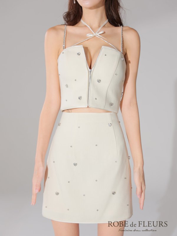 アイボリー モデル:まりん 身長:164cm 着用サイズ:Sサイズ