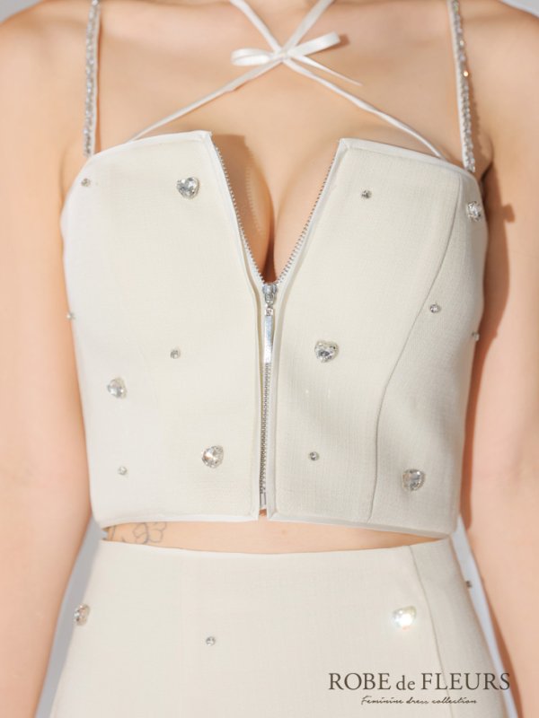 アイボリー モデル:まりん 身長:164cm 着用サイズ:Sサイズ