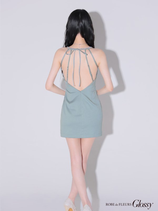 ブルー モデル:まおちゃる 身長:160cm 着用サイズ:Sサイズ