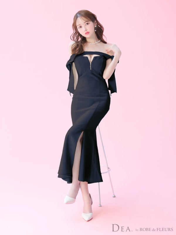 ネイビー モデル:ゆめ 身長:160cm 着用サイズ:Sサイズ