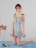 グレー モデル：らいか　身長：163cm　着用サイズ：Sサイズ