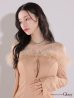 画像11: XSサイズあり【ROBE de FLEURS Glossy/ローブ・ド・フルール グロッシー】2way/ オフショル/ ファー/ バストジップ/ リブニット/ タイト/ ミニドレス/ キャバドレス[OF2]