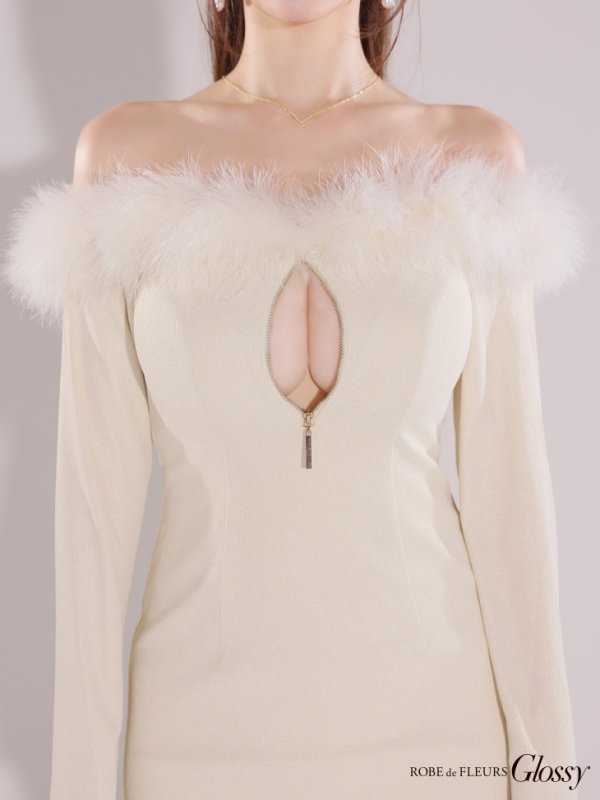 アイボリー モデル:ゆめ 身長:160cm 着用サイズ:Sサイズ