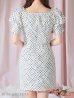 画像17: XSサイズあり【ROBE de FLEURS/ローブドフルール】ベルトデザイン/ パフスリーブ/ ドット/ タイト/ セットアップ/ ミニドレス/ キャバドレス[OF2]