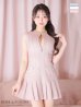 画像26: XSサイズあり【ROBE de FLEURS/ローブドフルール】ノースリーブ/ バストジッパー/ スパンコール/ プリーツ/ フレア/ ミニドレス/ キャバドレス[OF2]