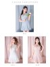 画像15: XSサイズあり【ROBE de FLEURS/ローブドフルール】ノースリーブ/ バストジッパー/ スパンコール/ プリーツ/ フレア/ ミニドレス/ キャバドレス[OF2]