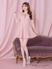画像27: XSサイズあり【ROBE de FLEURS/ローブドフルール】シースルーレース/ ビジュー/ バストジップ/ 袖あり/ 半袖/ フレア/ ミニドレス/ キャバドレス[OF2]【一部予約商品/5月中旬発送予定】