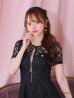 画像23: XSサイズあり【ROBE de FLEURS/ローブドフルール】シースルーレース/ ビジュー/ バストジップ/ 袖あり/ 半袖/ フレア/ ミニドレス/ キャバドレス[OF2]【一部予約商品/5月中旬発送予定】