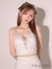 画像7: XSサイズあり【ROBE de FLEURS/ローブドフルール】フェザーレース/ ミニリボン/ セットアップ/ タイト/ ミニドレス/ キャバドレス[OF2]