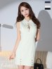 画像15: XSサイズあり【ROBE de FLEURS Glossy/ローブ・ド・フルール グロッシー】バストカット/ リブニット/ ノースリーブ/ タイト/ ミニドレス/ キャバドレス[OF2]