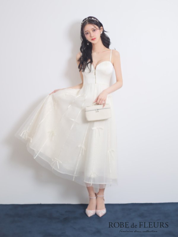 アイボリー モデル：ゆりお　身長：165cm　着用サイズ：Sサイズ