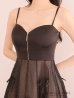 ブラック モデル：ゆりお　身長：165cm　着用サイズ：Sサイズ
