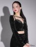画像24: XSサイズあり【ROBE de FLEURS Glossy/ローブ・ド・フルール グロッシー】ラメベロア/ 2way/ ボレロ付き/ ストレッチ/ セットアップ/ タイト/ ミニドレス/ キャバドレス[OF2]
