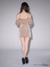画像25: XSサイズあり【ROBE de FLEURS Glossy/ローブ・ド・フルール グロッシー】ラメベロア/ 2way/ ボレロ付き/ ストレッチ/ セットアップ/ タイト/ ミニドレス/ キャバドレス[OF2]