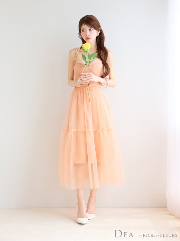 オレンジ モデル:まりん 身長:164cm 着用サイズ:Sサイズ