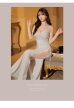 画像9: 【ROBE de FLEURS Glossy/ローブ・ド・フルール グロッシー】バックオープン/ サイドリボン/ ラメニット/ ロング/ キャバドレスlong[OF2]