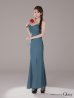 画像13: XSサイズあり【ROBE de FLEURS Glossy/ローブ・ド・フルール グロッシー】サテン/ バストビジュー/ ロングドレス/ キャバドレス long[OF2]