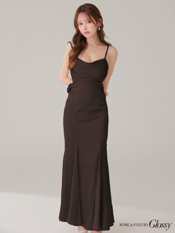 ココアブラウン モデル：ゆめ　身長：160cm　着用サイズ：Sサイズ