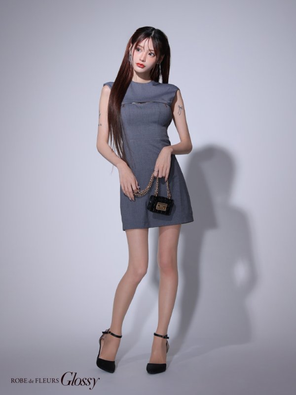 グレー モデル:みみ 身長:162cm 着用サイズ:Sサイズ