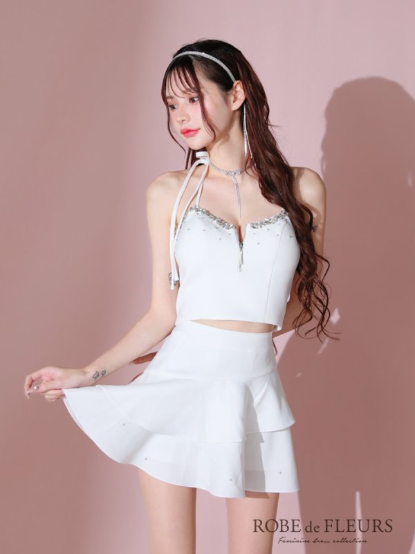 ホワイト モデル:みみ 身長:162cm 着用サイズ:Sサイズ