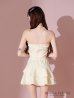 画像14: XSサイズあり【ROBE de FLEURS/ローブドフルール】アシンメトリーリボン/ ティアードフリル/ セットアップ/ ミニドレス/ キャバドレス[OF2]