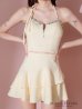 画像15: XSサイズあり【ROBE de FLEURS/ローブドフルール】アシンメトリーリボン/ ティアードフリル/ セットアップ/ ミニドレス/ キャバドレス[OF2]