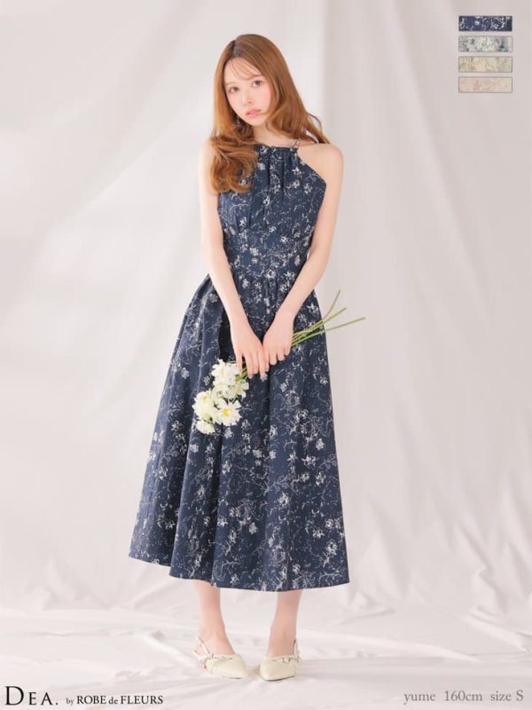 ネイビー　モデル：ゆめ　身長：160cm　着用サイズ：Sサイズ