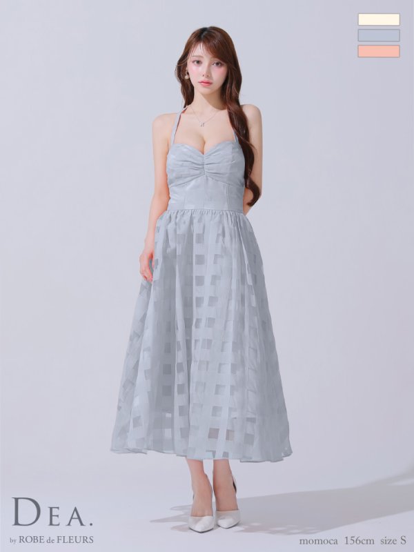 ブルー モデル：ももか　身長：156cm　着用サイズ：Sサイズ