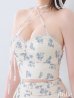 画像14: 【予約商品/5月下旬発送予定】XSサイズあり【brille/ブリエ】【ROBE de FLEURS/ローブドフルール】フラワージャガード/ リボンチョーカー/ フレア/ セットアップ/ ミニドレス/ キャバドレス[OF2]