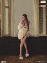 【予約商品/12月中旬発送予定】XSサイズあり【brille/ブリエ】【ROBE de FLEURS/ローブドフルール】Lune de brille mini dress/ ホルターリボン/ シフォン/ フレア/ ミニドレス/ キャバドレス[OF2]