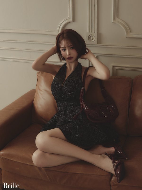 ブラックドット モデル：れみ　身長：163cm　着用サイズ：Sサイズ