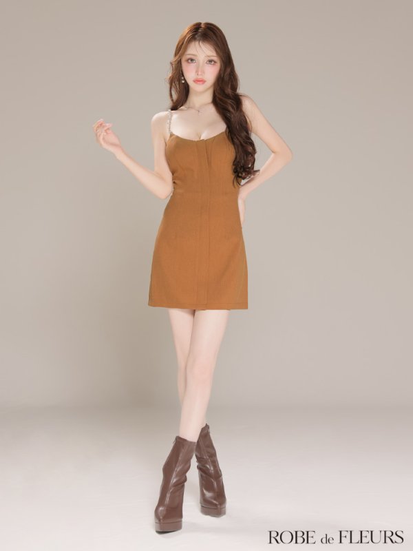 キャメル　モデル：ももか　身長：156cm　着用サイズ：Sサイズ