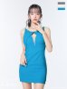 ブルー モデル：まおちゃる　身長：160cm　着用サイズ：Sサイズ