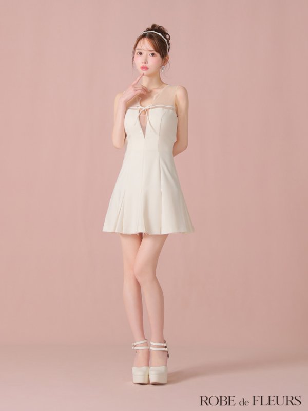 アイボリー モデル:ゆめ 身長:160cm 着用サイズ:Sサイズ