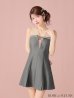 画像26: XSサイズあり【ROBE de FLEURS/ローブドフルール】センターリボン/ シアーチュール/ フレア/ ミニドレス/ キャバドレス[OF2]